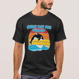 Rescue Killer Whale Orcas Save The Sea Pandas Mari T-Shirt