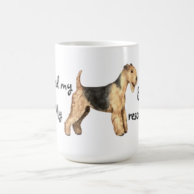 Rescue Lakeland Terrier Coffee Mug (Center)