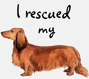 Dachshund Rescue T Shirts Shirt Designs Zazzle Uk