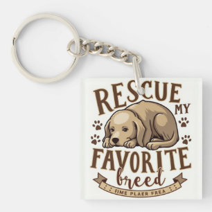 Rescue Love Keychain