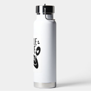 Rescue Love Repeat Dog Paw Tee Water Bottle