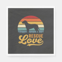 Rescue Love Retro Dog Sunset_1