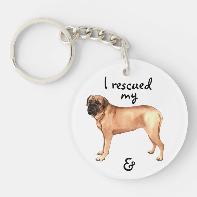 Rescue Mastiff Key Ring (Front)