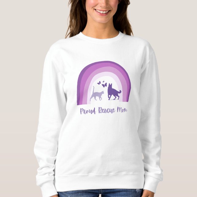 Rescue Pet Mum  Sweatshirt (Front)