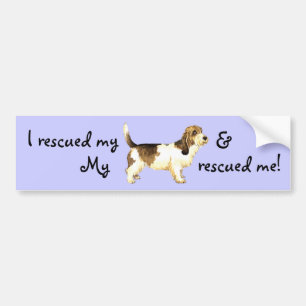 Rescue Petit Basset Griffon Vendéen Bumper Sticker