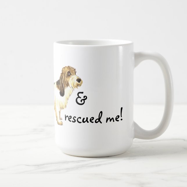 Rescue Petit Basset Griffon Vendéen Coffee Mug (Right)