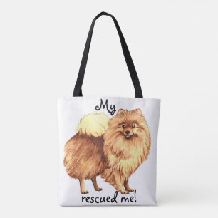 Rescue Pomeranian Tote Bag