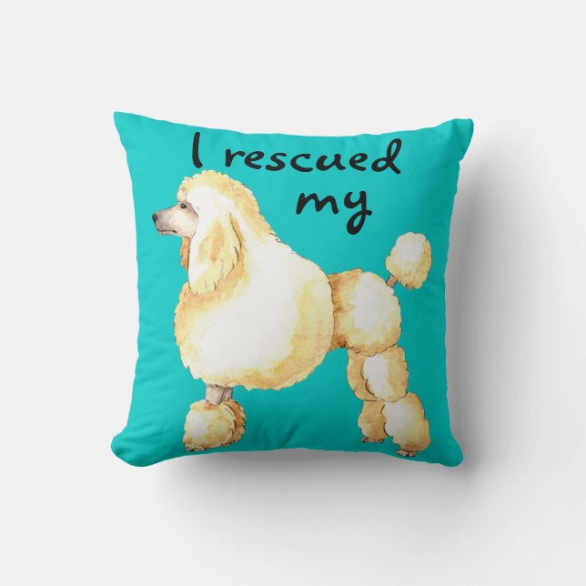 Rescue Poodle Cushion (Front)