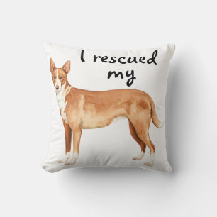 Rescue Portuguese Podengo Cushion
