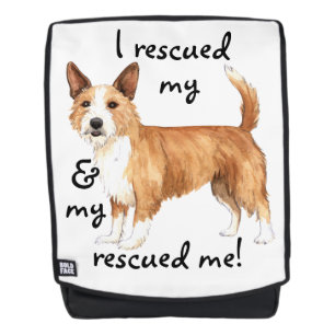 Rescue Portuguese Podengo Pequeno Backpack