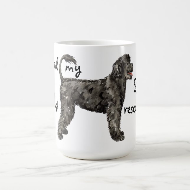 Rescue Portuguese Water Dog Coffee Mug (Center)