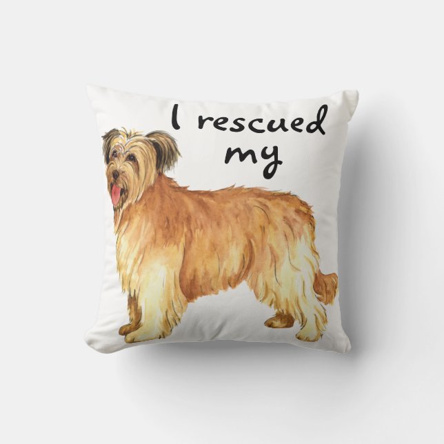 Rescue Pyrenean Shepherd Cushion (Front)
