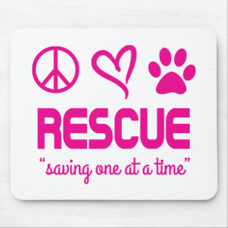 Rescue "Saving One At A Time" Mouse Mat