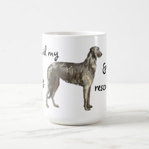 Rescue Scottish Deerhound Coffee Mug