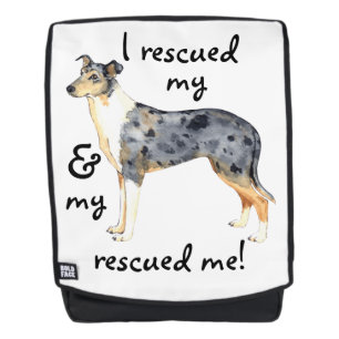Rescue Smooth Collie Backpack