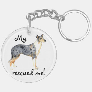 Rescue Smooth Collie Key Ring