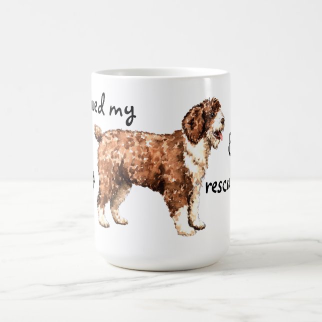 Rescue Spanish Water Dog Coffee Mug (Center)