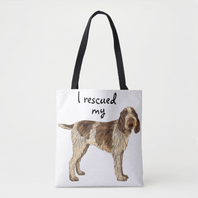 Rescue Spinone Tote Bag (Front)