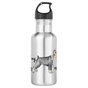 Rescue Standard Schnauzer 532 Ml Water Bottle