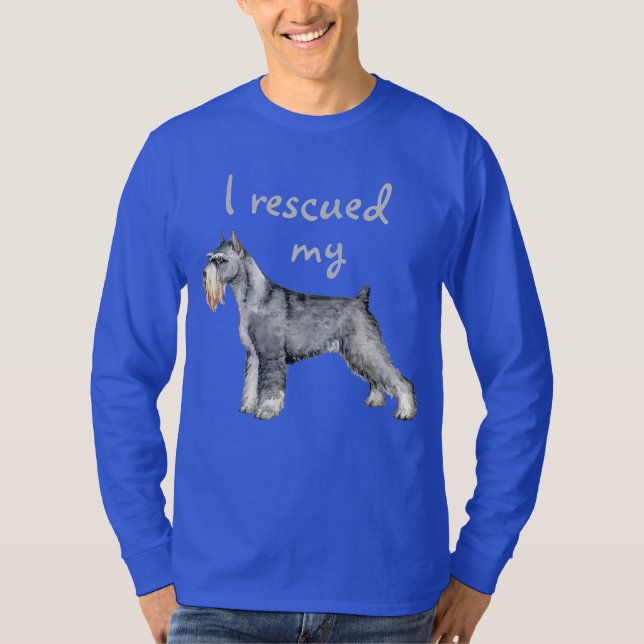 Rescue Standard Schnauzer T-Shirt (Front)