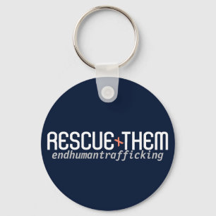 Rescue Them: End Human trafficking Key Ring
