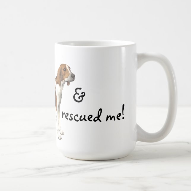 Rescue Treeing Walker Coonhound Coffee Mug (Right)