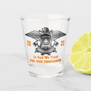 Rescue Volunteer   Shot Glass