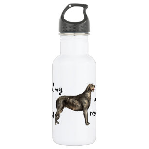 Rescue Wolfhound Stainless Steel Water Bottle