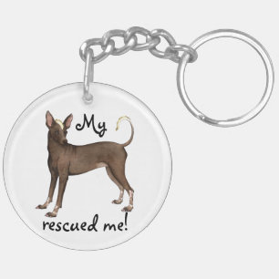 Rescue Xoloitzcuintli Key Ring