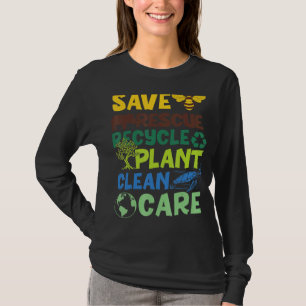 Rescued Animals Animal Rescue Save Bees 1 T-Shirt