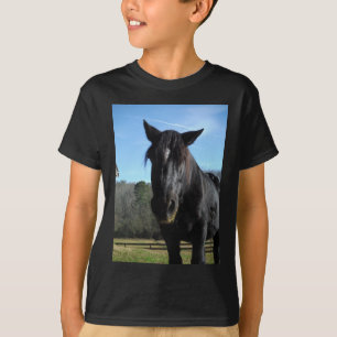 Rescued Black Draught Horse T-Shirt