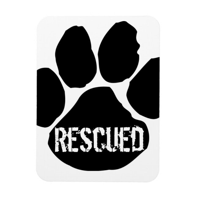 Rescued Car Magnet - Small (Vertical)