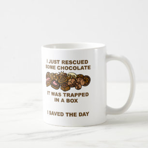 Rescued Chocolate Funny Mug