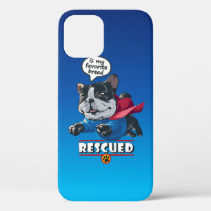 Rescued is my favourite breed   iPhone 12 pro case