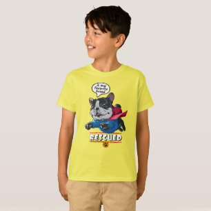 Rescued is my favourite breed   Kids T-Shirt
