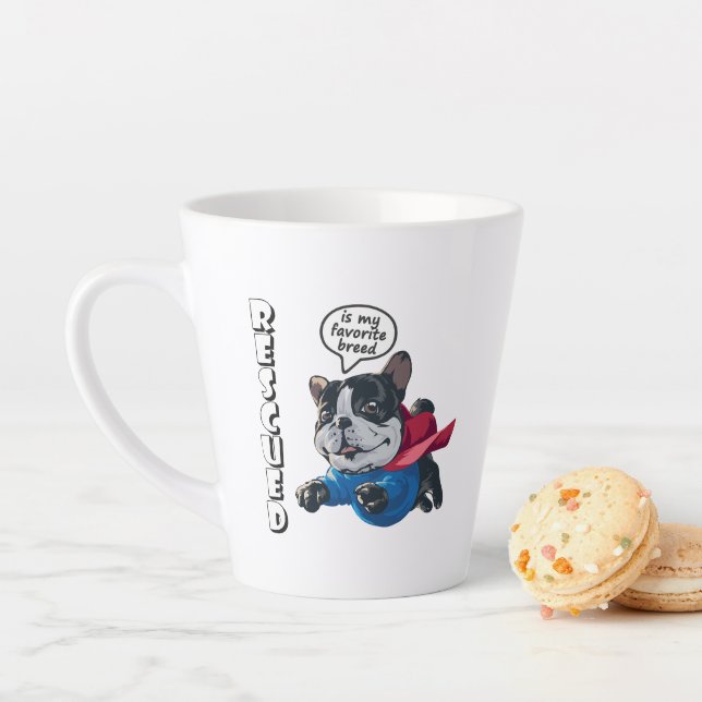 Rescued is my favourite breed | Latte Mug (In Situ)