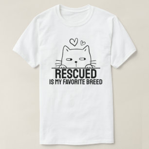 Rescued Is My Favourite Breed T-Shirt