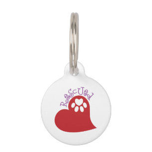 Rescued Pet Tag