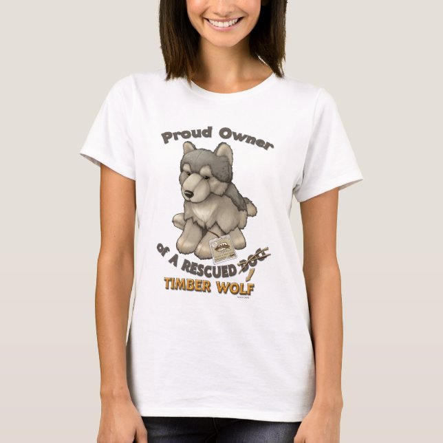 Rescued Timber Wolf T-Shirt (Front)