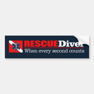 RESCUEDiver Bumper Sticker