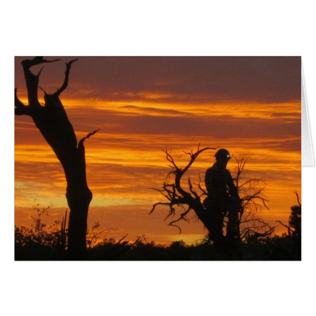 Rescuer at Sunset (Front Horizontal)