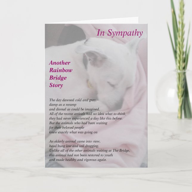 Rescuer's Sympathy Card (Front)