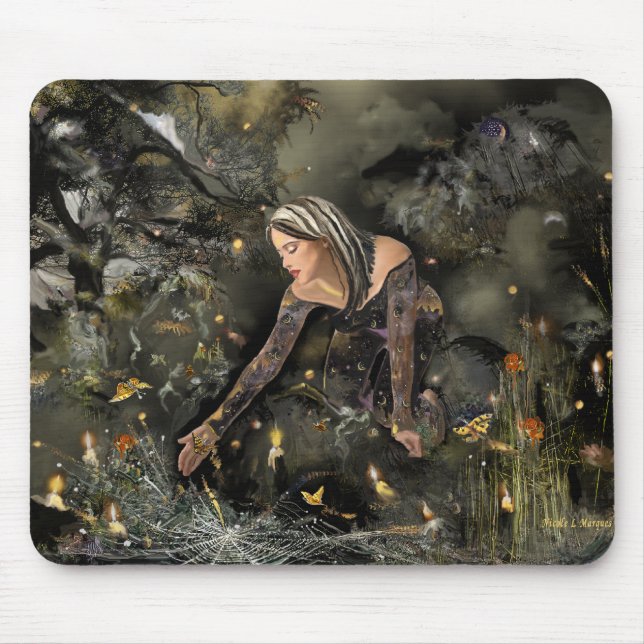 Rescuing  Butterflies! Mouse Mat (Front)