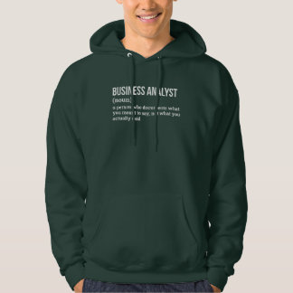 Research Analyst Funny Definition Hoodie