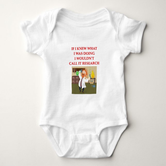 research baby bodysuit (Front)