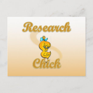 Research Chick Postcard