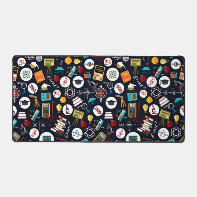 Research Lab Science Innovation Exploration Desk Mat (Front)
