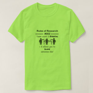 Research Rules 002 T-Shirt