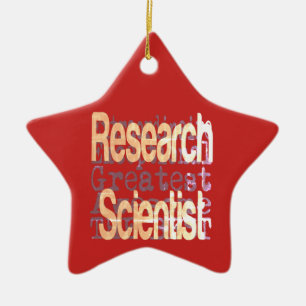 Research Scientist Extraordinaire Ceramic Tree Decoration