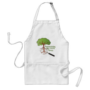 Researching my Family Roots Standard Apron